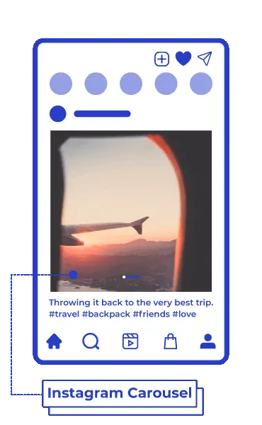 Example UGC content: Instagram carousel post